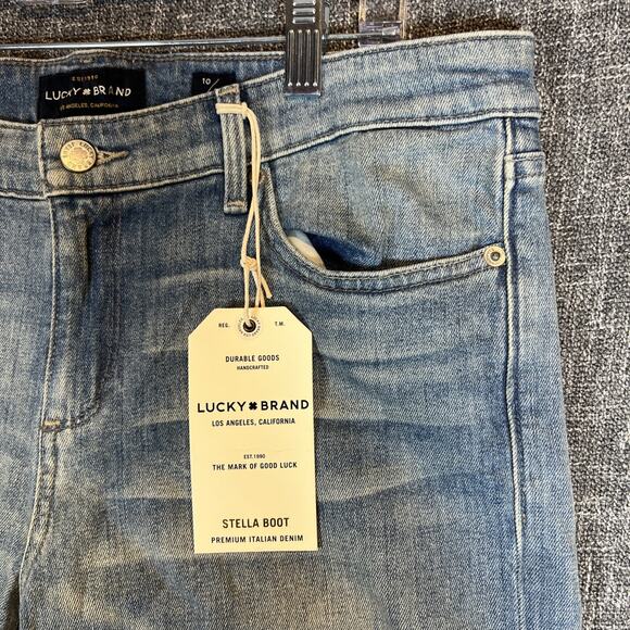 Lucky Brand Women's Waterstop Stella Boot Jeans Size 10/30A Regular NWT - Picture 2 of 7